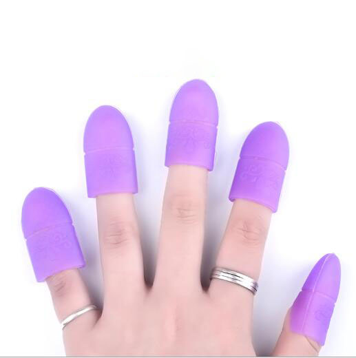 Coloured Gel Set - Random colour 5PCS Soaker Remover Caps