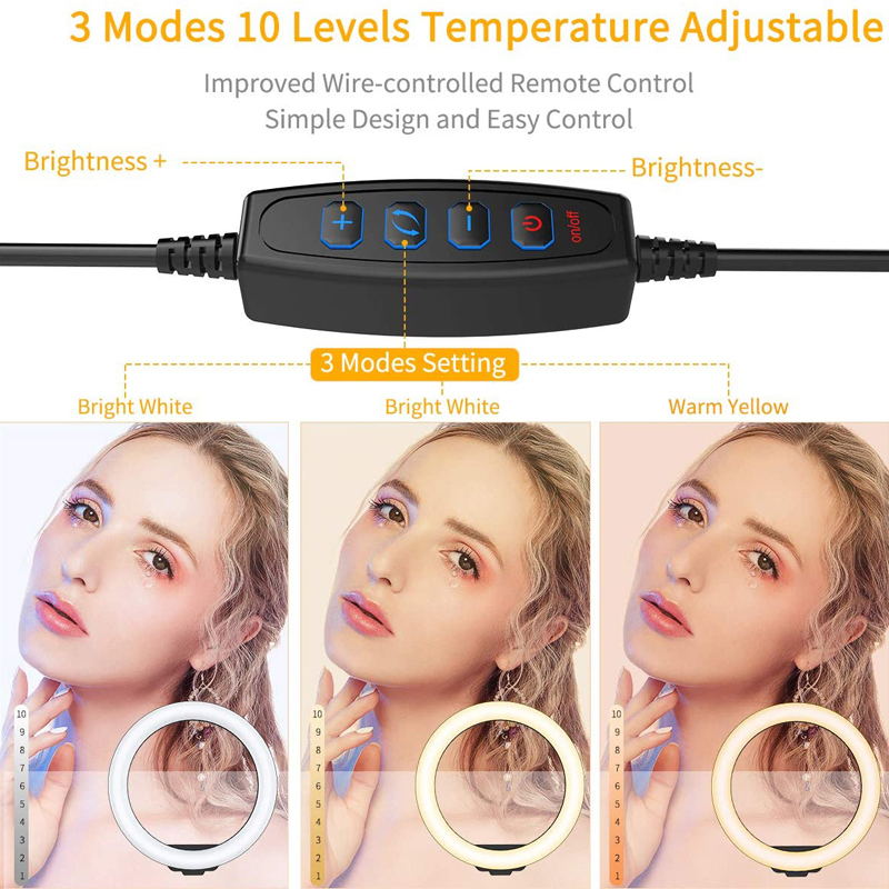 6/10/12 Inch LED Selfie Ring L - Photography Lighting Set Up recension och pris