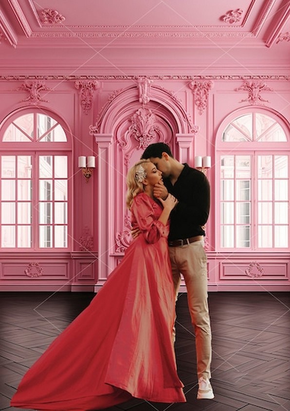 Pink Maternity Paneled Room Co - Photography Lighting Composition recension och pris