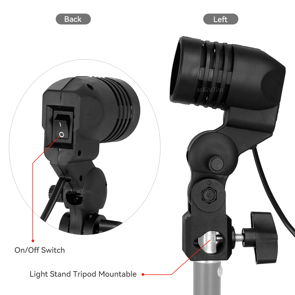 Single Head Bulb Holder E27 So - Photography Umbrella Lighting Kit recension och pris