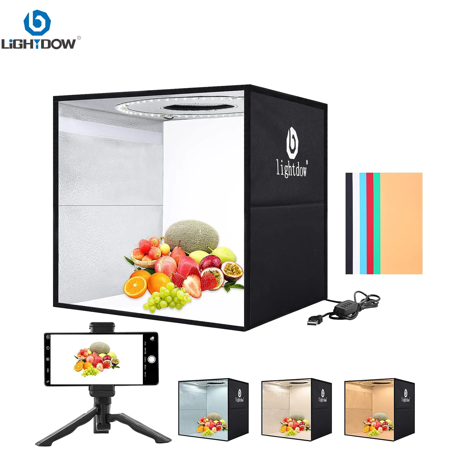 Lightdow Dimmable Photo Box LE - Photography Lighting Set Up recension och pris