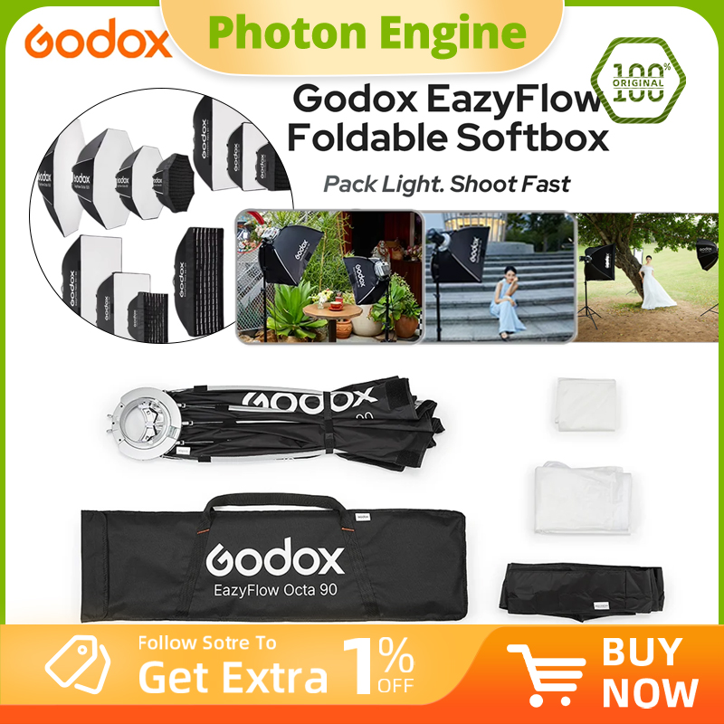 Godox EazyFlow series Foldable - Photography Lighting Set Up recension och pris